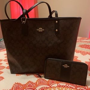 Authentic Coach Purse and Wallet
